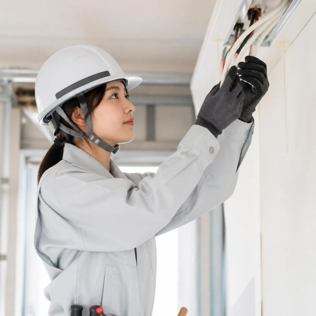 未経験から安心！女性が活躍する電気工事の世界
